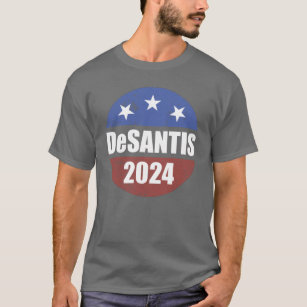 Desantis 2024 Election Button Make America Florida T-Shirt