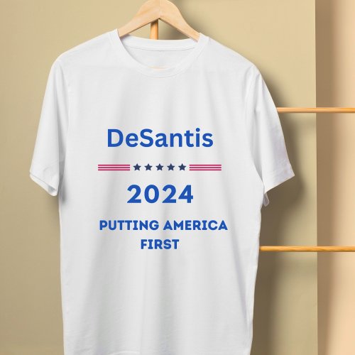 DeSantis 2024 Putting America First  T_Shirt
