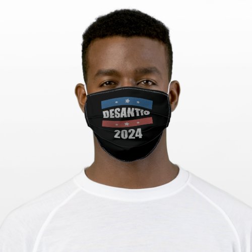 Desantis 2024 Retro Vintage Make America Florida Adult Cloth Face Mask