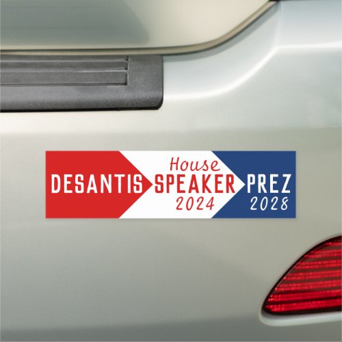 DeSantis 2024 Speaker of the House President 2028 Car Magnet