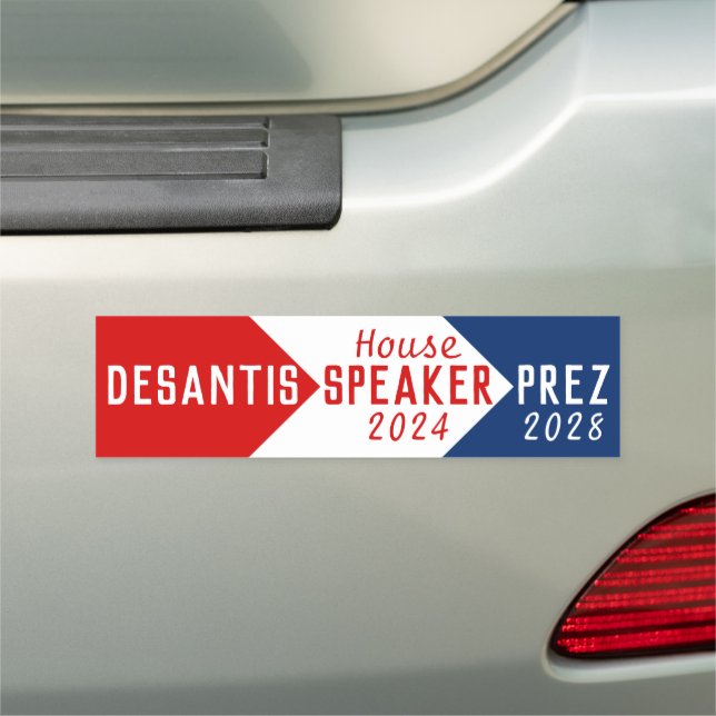 DeSantis 2024 Speaker of the House President 2028 Car Magnet (In Situ)