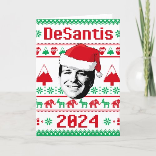 DeSantis 2024 Ugly Christmas Sweater Card