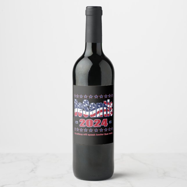 DeSantis 2024 Wine Label (Front)