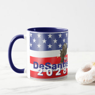 DeSantis 2028 with Bald Eagle Mug