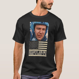 Desantis Airline Bringing the Border to You Martha T-Shirt
