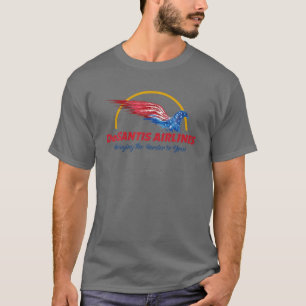 Desantis Airlines Funny Political Meme Ron Desanti T-Shirt