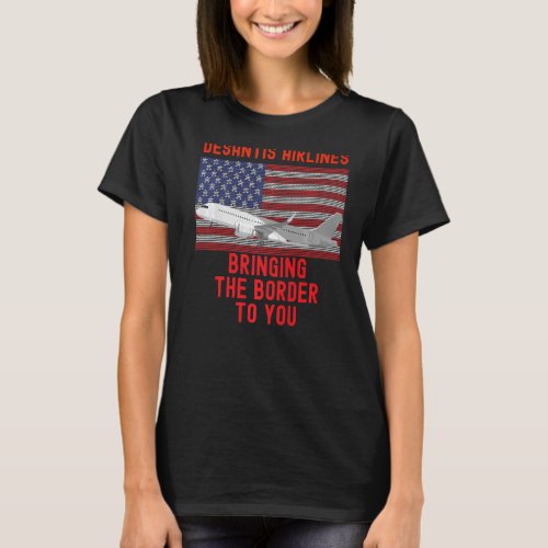 DeSantis Airlines  Marthas Vineyard Meme USA Flag T_Shirt