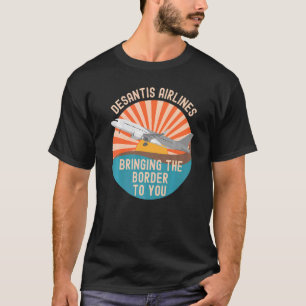DeSantis Airlines Marthas Vineyard Politics Meme T-Shirt