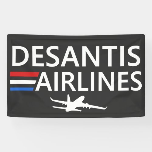 Desantis Airlines Political Joke Banner
