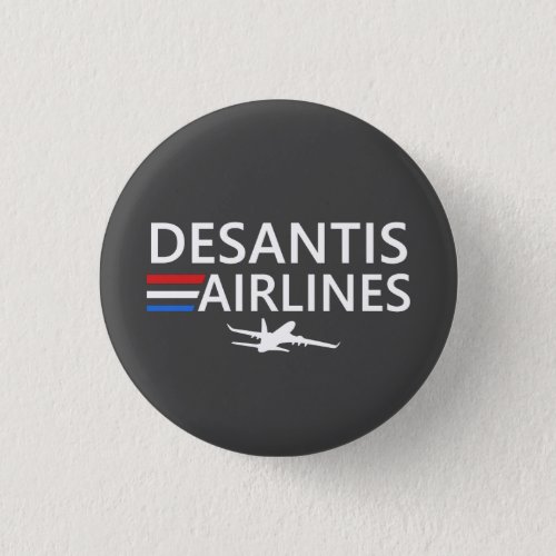 Desantis Airlines Political Joke Button