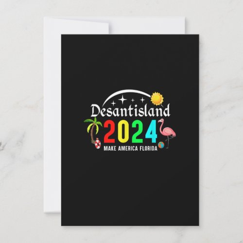 Desantis _ Desantisland 2024 Make America Florida  Invitation