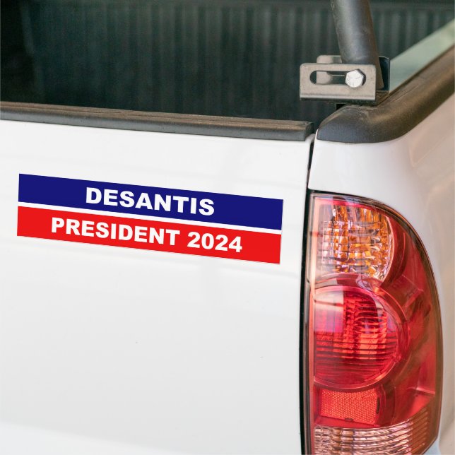 Desantis President 2024 Bumper Sticker (On Truck)