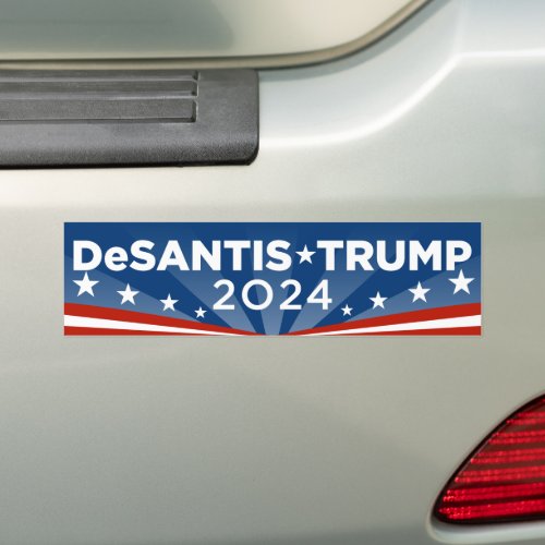 DeSantis Trump 2024 Bumper Sticker