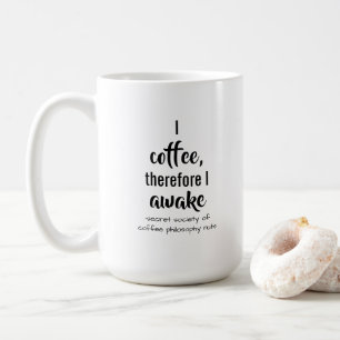 Descartes Coffee Philosophy Twist Mug