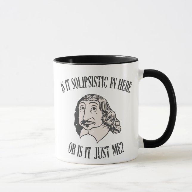 Descartes Solipsistic Mug (Right)