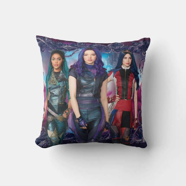 Descendants 3 | Good 2 B Throw Pillow (Front)