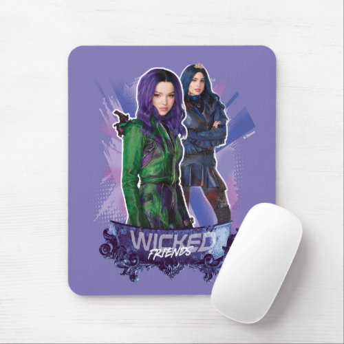 Descendants 3  Mal  Evie _ Wicked Friends Mouse Pad