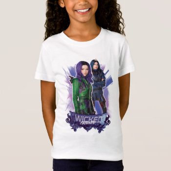 Descendants 3 | Mal & Evie - Wicked Friends T-shirt by descendants at Zazzle