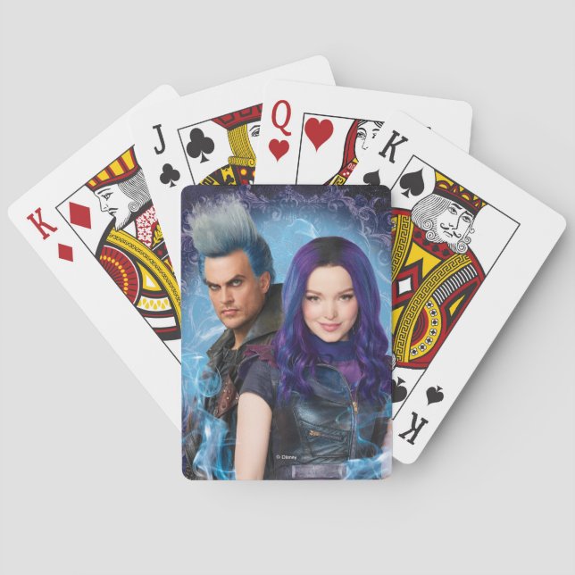 Descendants 3 | Mal & Hades Playing Cards (Back)