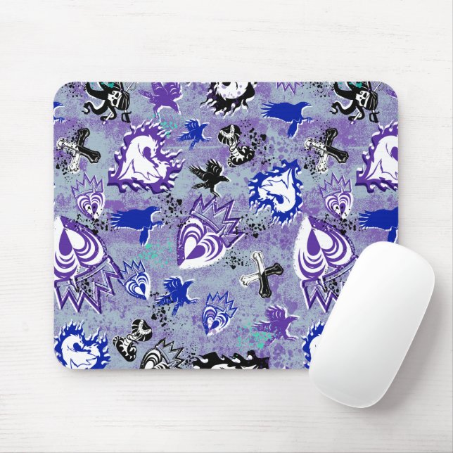 Descendants 3 | Wickedly Fierce Pattern Mouse Pad (With Mouse)