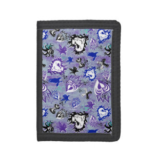 Descendants 3   Wickedly Fierce Pattern Trifold Wallet