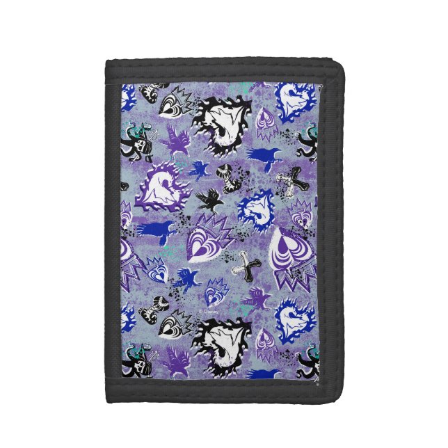 Descendants 3 | Wickedly Fierce Pattern Trifold Wallet (Front Vertical)