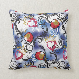 Descendants Evie Apple Pattern Throw Pillow