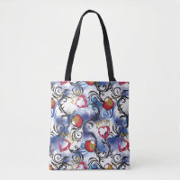 Descendants | Evie | Apple Pattern Tote Bag