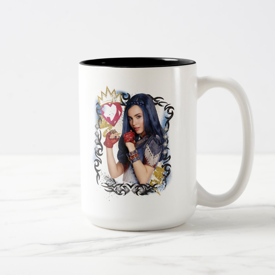 Descendants Evie Attitude is Everything TwoTone Coffee Mug Zazzle