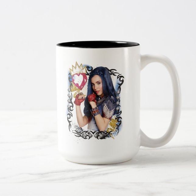 Descendants | Evie | Attitude is Everything Two-Tone Coffee Mug (Right)
