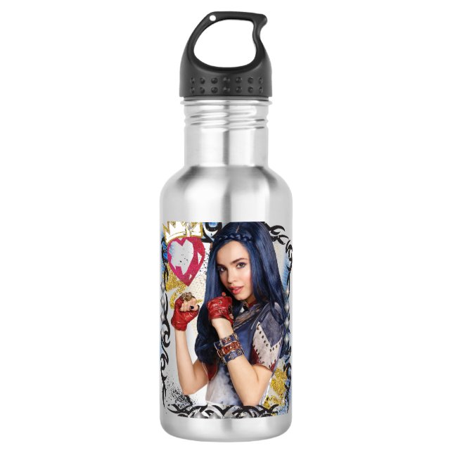 Descendants | Evie | Attitude is Everything Water Bottle (Front)
