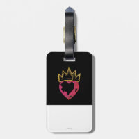 Descendants Evie Heart and Crown Logo Luggage Tag Zazzle