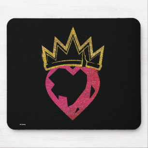 Descendants Evie Heart and Crown Logo Mouse Pad