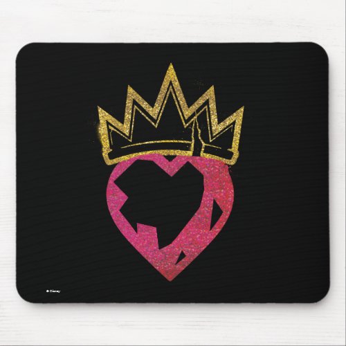 Descendants  Evie  Heart and Crown Logo Mouse Pad