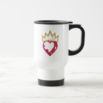 Descendants | Evie | Heart And Crown Logo Travel Mug by descendants at Zazzle