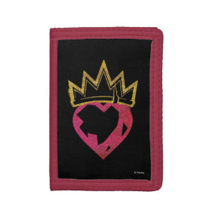 Descendants Evie Heart and Crown Logo Tri-fold Wallet