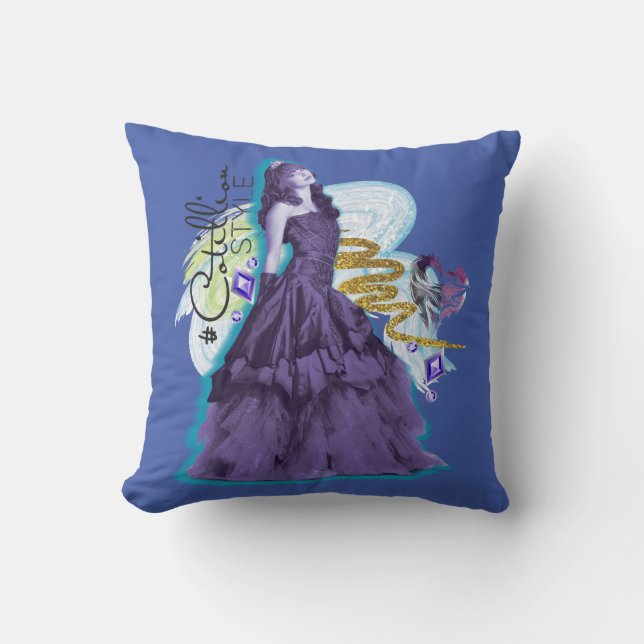 Descendants | Mal | Cotillion Style Throw Pillow (Front)