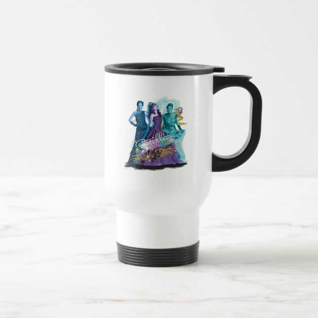 Descendants | Mal, Evie & Uma | Cotillion Couture Travel Mug (Right)