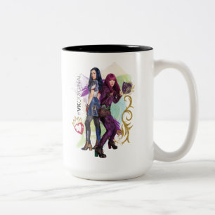 Descendants Mal & Evie #VK Original Two-Tone Coffee Mug
