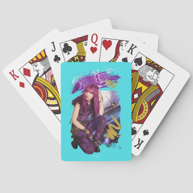 Descendants | Mal | Misunderstood Playing Cards (Back)