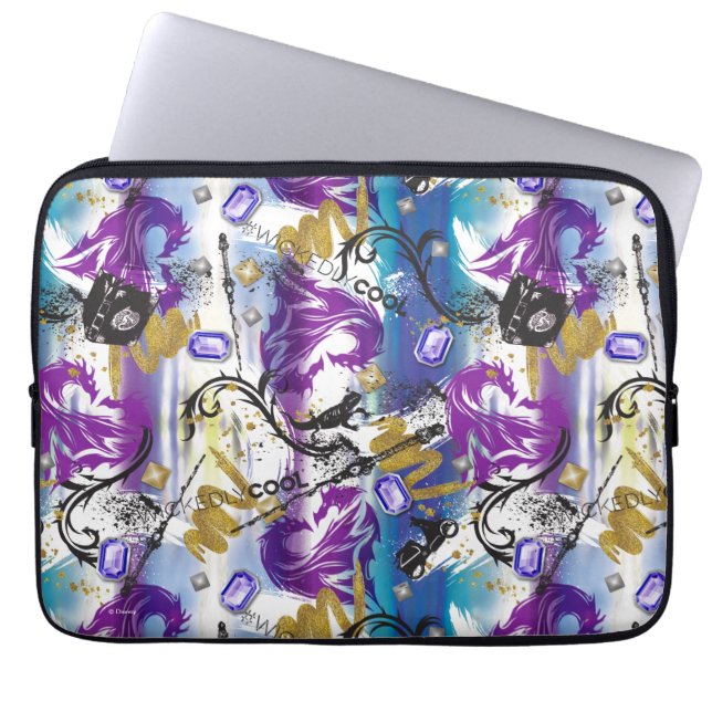 Descendants | Mal | Two-Headed Dragon Pattern Laptop Sleeve (Front)