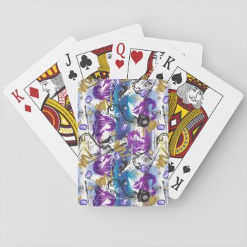 Descendants | Mal | Two-headed Dragon Pattern Playing Cards by descendants at Zazzle