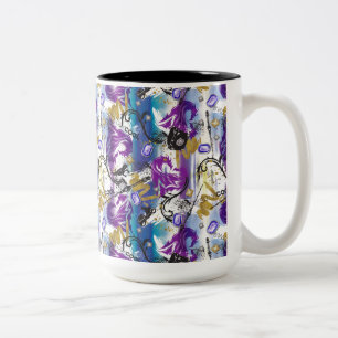 Descendants Mal Two-Headed Dragon Pattern Two-Tone Coffee Mug