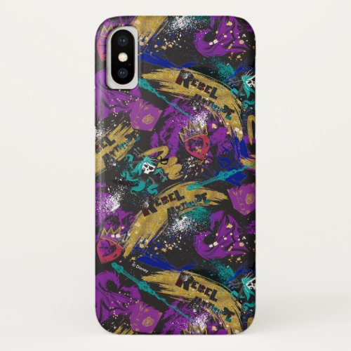 Descendants  Rebel Attitude Pattern iPhone X Case