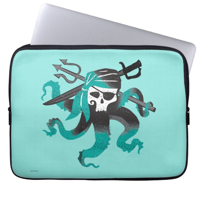 Descendants | Uma | Pirate Skull Logo Laptop Sleeve (Front)