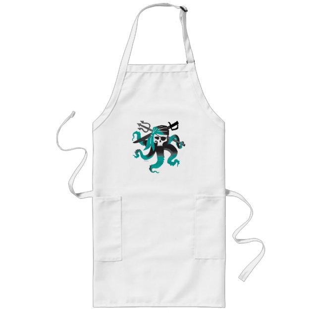 Descendants | Uma | Pirate Skull Logo Long Apron (Front)