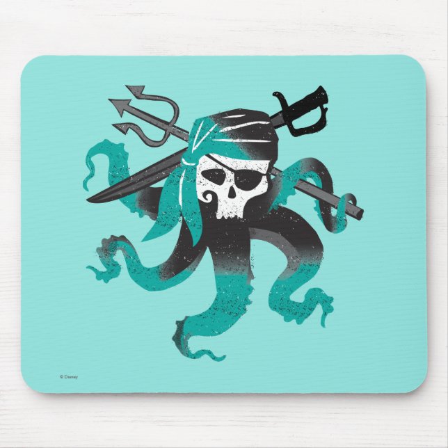 Descendants | Uma | Pirate Skull Logo Mouse Pad (Front)