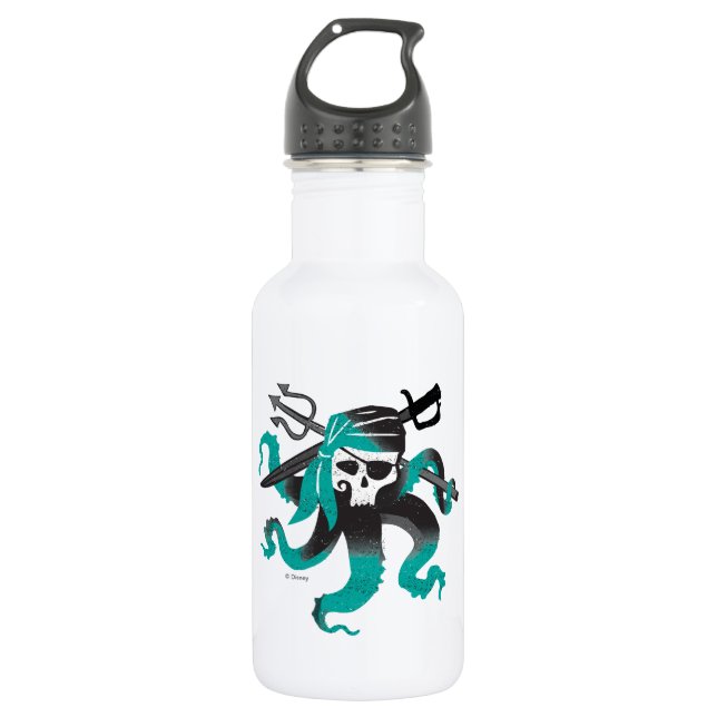 Descendants | Uma | Pirate Skull Logo Stainless Steel Water Bottle (Front)