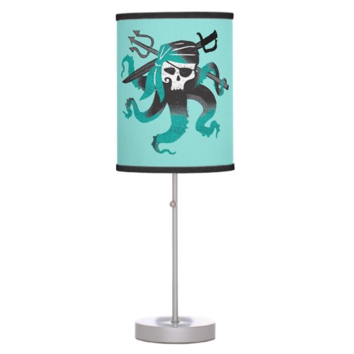 Descendants  Uma  Pirate Skull Logo Table Lamp