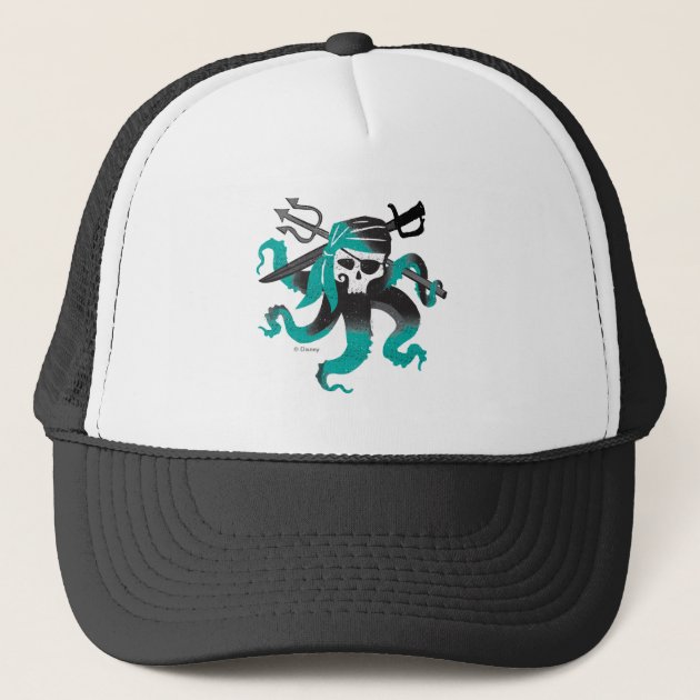Descendants | Uma | Pirate Skull Logo Trucker Hat | Zazzle
